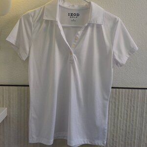 White golf polo Small